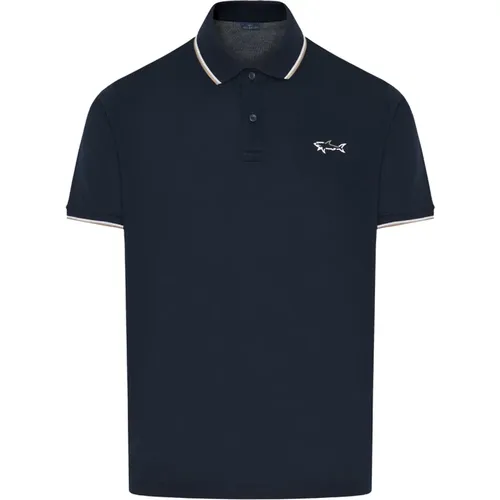 Logo Cotton Polo Shirt , male, Sizes: L, M, XL, 2XL - PAUL & SHARK - Modalova