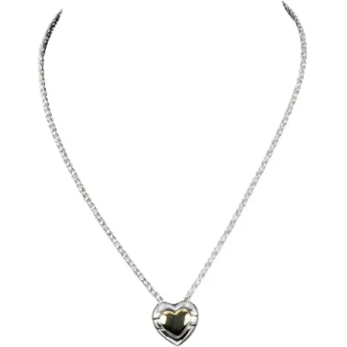 Pre-owned Jewellery, female, , Size: ONE SIZE Pre-owned Silver necklaces - Tiffany & Co. Pre-owned - Modalova