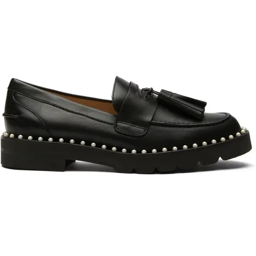 Perlen Loafer Erhöhe Casual Formeller Look , Damen, Größe: 35 EU - Stuart Weitzman - Modalova