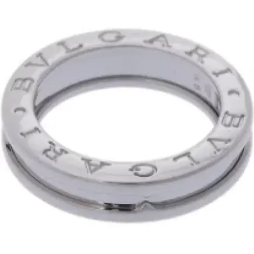 Pre-owned Jewellery, female, , Size: ONE SIZE Pre-owned White Gold rings - Bvlgari Vintage - Modalova