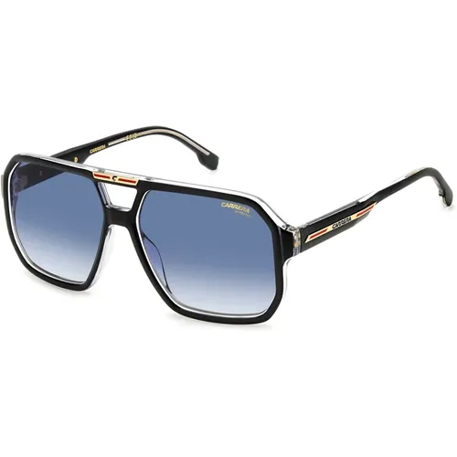 Victory Sunglasses Crystal/Blue Shaded , male, Sizes: 60 MM - Carrera - Modalova