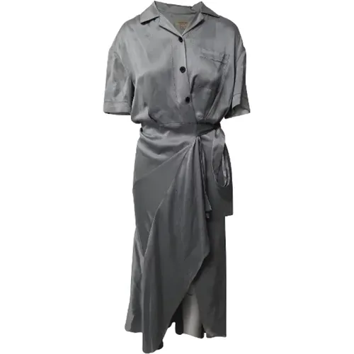 Pre-owned Seide dresses - Burberry Vintage - Modalova