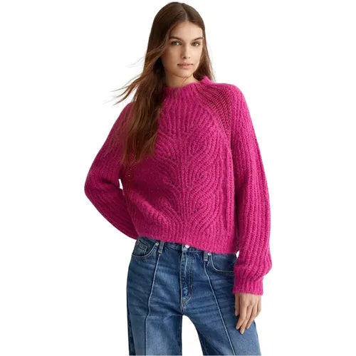 Alpaca Blend Sweater , female, Sizes: S, L - Liu Jo - Modalova