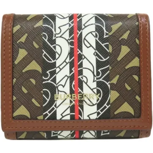 Pre-owned Wallets, female, , Size: ONE SIZE Pre-owned Leather wallets - Burberry Vintage - Modalova