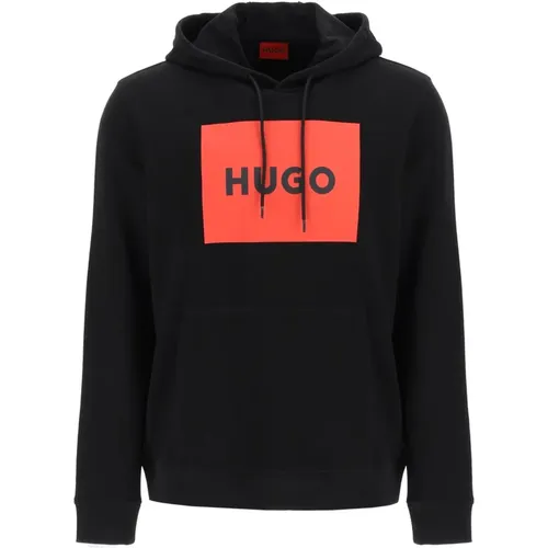 Grafik Logo Hoodie Sweatshirt , Herren, Größe: XL - Hugo Boss - Modalova