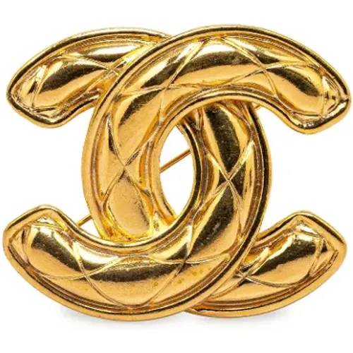 Pre-owned Jewellery, female, , Size: ONE SIZE Pre-owned Metal brooches - Chanel Vintage - Modalova