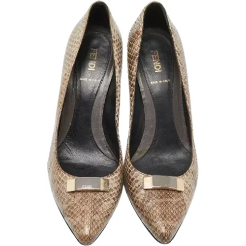 Pre-owned Pumps, female, , Size: 9 1/2 US Pre-owned Fabric heels - Fendi Vintage - Modalova