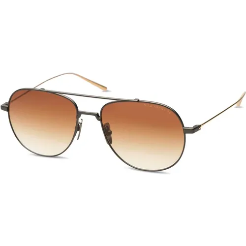 Iron/Brown Shaded Sunglasses Artoa.79 SUN , unisex, Sizes: 57 MM - Dita - Modalova