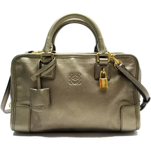 Pre-owned Leather handbags , female, Sizes: ONE SIZE - Loewe Pre-owned - Modalova