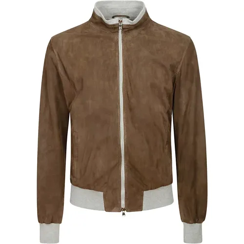 Bomber Jacket , male, Sizes: XL - Barba Napoli - Modalova