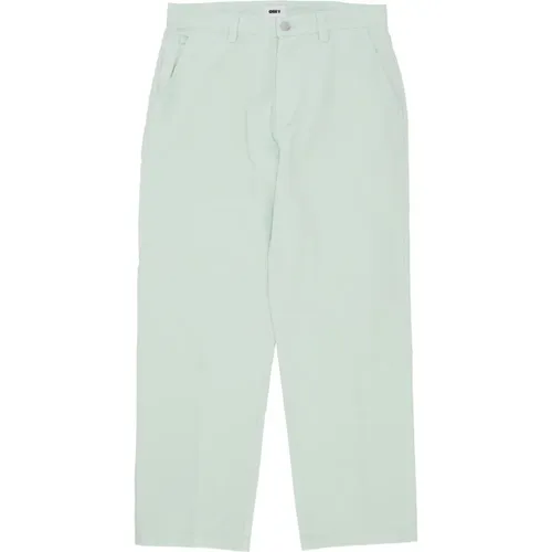 Cotton Twill Carpenter Pants , male, Sizes: W28, W31, W32, W33, W34, W29, W30, W36 - Obey - Modalova