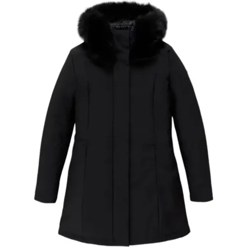 Fur Jacket with Logo Sleeve , female, Sizes: 2XL, M, L, S, XL - RefrigiWear - Modalova