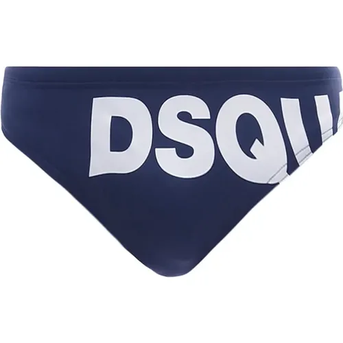 Logo Swim Brief Slip Mare , male, Sizes: 2XL - Dsquared2 - Modalova