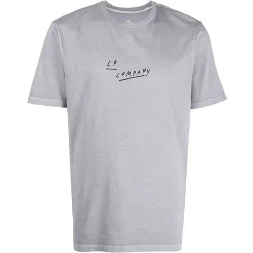 Logo Print T-Shirt for Men , male, Sizes: 2XL - C.P. Company - Modalova