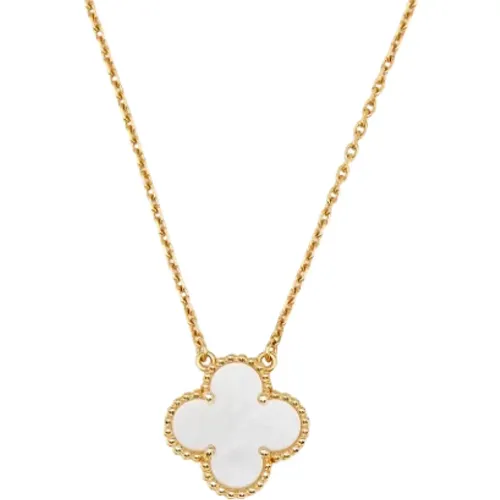 Pre-owned Jewellery, female, , Size: ONE SIZE Pre-owned Gold necklaces - Van Cleef & Arpels Pre-owned - Modalova