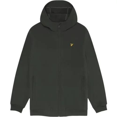 Zip-throughs, male, , Size: XL Versatile Mens Blazer - Softshell Fabric - Lyle & Scott - Modalova