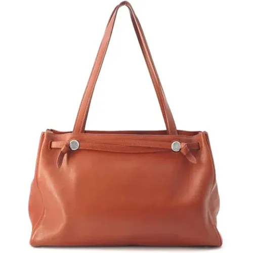 Pre-owned Tote Bags, female, , Size: ONE SIZE Pre-owned Leather shoulder-bags - Hermès Vintage - Modalova