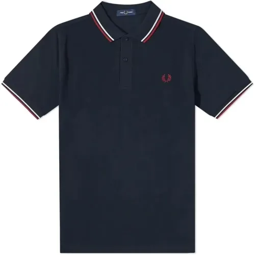 Slim Fit Twin Tipped Polo , male, Sizes: L, XL, S - Fred Perry - Modalova