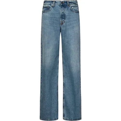 Relaxed-Fit Low-Rise Denim Jeans , female, Sizes: M - Armarium - Modalova