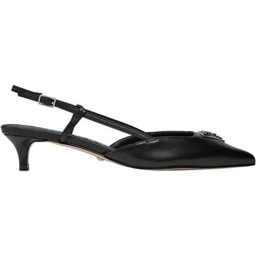 Schwarzer Absatz Decolette Schuh Elegant , Damen, Größe: 36 EU - Guess - Modalova