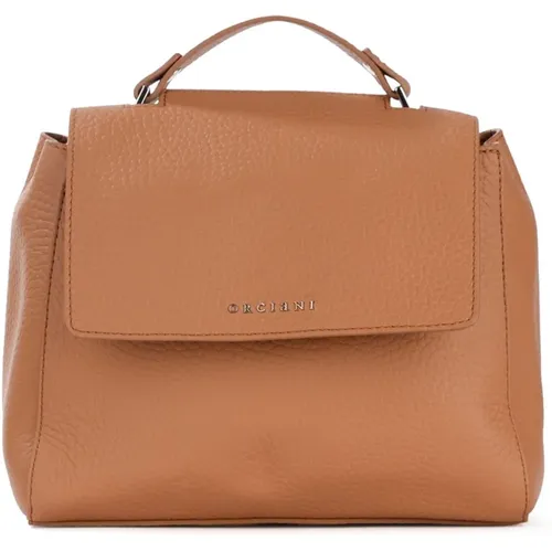 Sveva Soft Small Leather Handbag , female, Sizes: ONE SIZE - Orciani - Modalova
