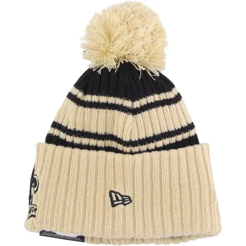 Beanies, male, , Size: ONE SIZE NFL Pom Pom Beanie Hat - new era - Modalova