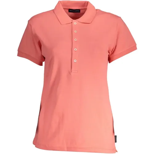 Cotton Polo Shirt with Logo Detail and Short Sleeves , male, Sizes: XL, S, XS, L, M - North Sails - Modalova