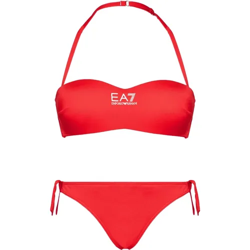 Damen Badeanzug Frühling/Sommer , Damen, Größe: M - Emporio Armani EA7 - Modalova