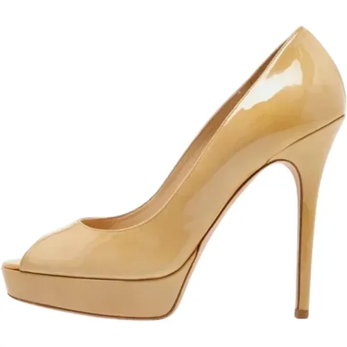 Pre-owned Pumps, female, , Size: 10 1/2 US Pre-owned Leather heels - Jimmy Choo Pre-owned - Modalova