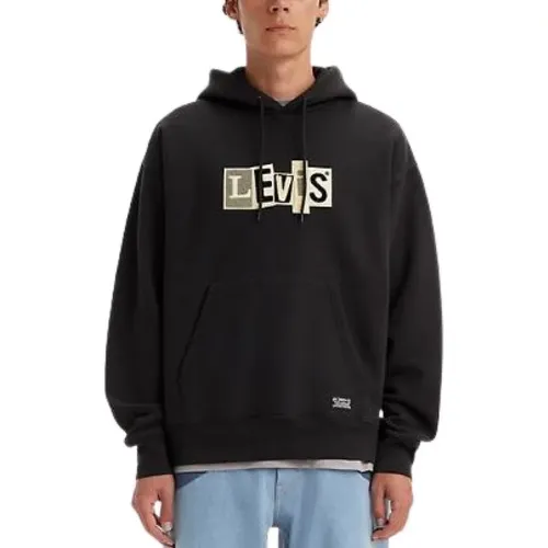 Levi's, Schwarze Pullover Kollektion , Herren, Größe: M - Levis - Modalova