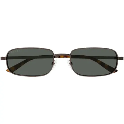 Sunglasses, male, , Size: 57 MM Essential Metal Sungles - Gucci - Modalova