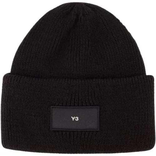 Wool Beanie Hat , unisex, Sizes: ONE SIZE - Y-3 - Modalova