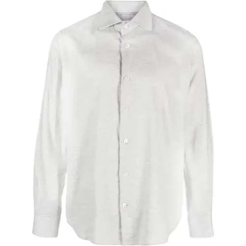Long sleeve dandy shirt , male, Sizes: L, 4XL, 3XL - Eleventy - Modalova