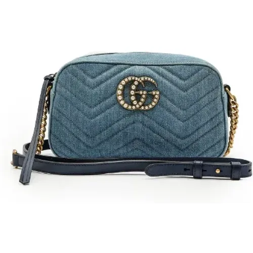 Pre-owned Denim gucci-bags , female, Sizes: ONE SIZE - Gucci Vintage - Modalova