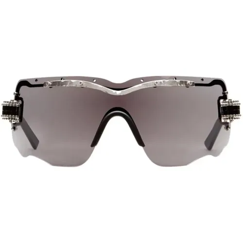 Maske E15 Sonnenbrille Schwarz Silber - Kuboraum - Modalova