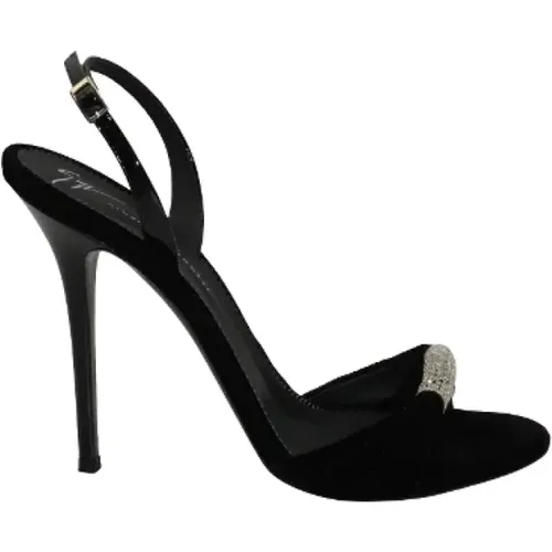 Velvet heels , female, Sizes: 8 UK - giuseppe zanotti - Modalova