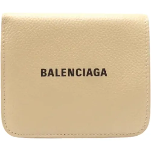 Pre-owned Leather wallets , female, Sizes: ONE SIZE - Balenciaga Vintage - Modalova