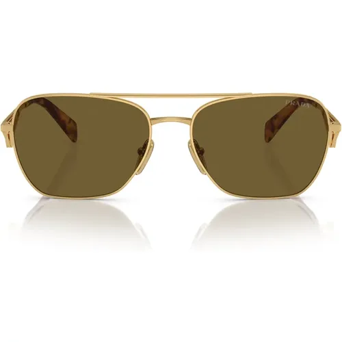 Womens Sunglasses with Geometric Design , unisex, Sizes: 59 MM - Prada - Modalova