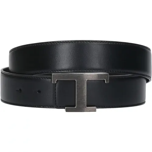 Belts, male, , Size: 95 CM Exquisite Reversible Leather Belt - TOD'S - Modalova