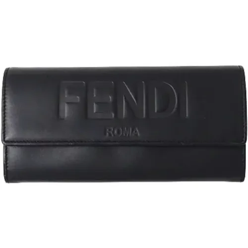 Pre-owned Wallets, unisex, , Size: ONE SIZE Pre-owned Leather wallets - Fendi Vintage - Modalova