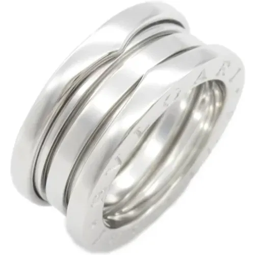 Pre-owned Jewellery, female, , Size: ONE SIZE Pre-owned White Gold rings - Bvlgari Vintage - Modalova