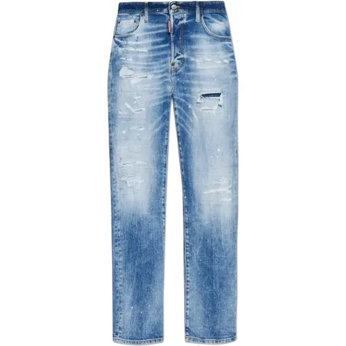 Straight Jeans, male, , Size: M Jeans 642 - Dsquared2 - Modalova
