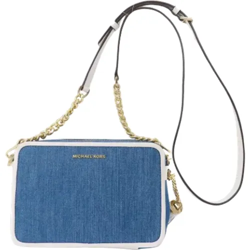 Pre-owned Cross Body Bags, female, , Size: ONE SIZE Pre-owned Denim shoulder-bags - Michael Kors Pre-owned - Modalova