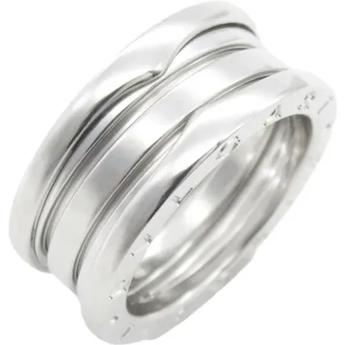 Pre-owned White Gold rings , female, Sizes: ONE SIZE - Bvlgari Vintage - Modalova