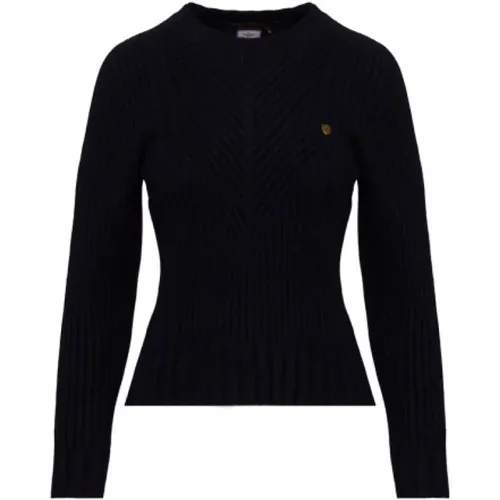 Twisted Knit Sweater , female, Sizes: L, M, S - aeronautica militare - Modalova