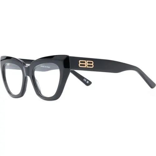 Schwarze Optische Brille Balenciaga - Balenciaga - Modalova