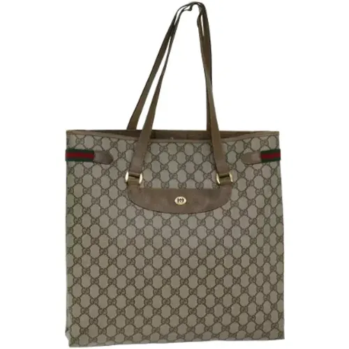 Pre-owned Tote Bags, female, , Size: ONE SIZE Pre-owned Leather totes - Gucci Vintage - Modalova