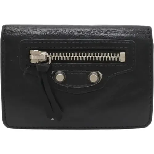 Pre-owned Wallets, female, , Size: ONE SIZE Pre-owned Leather wallets - Balenciaga Vintage - Modalova