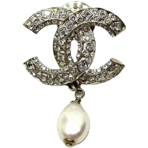 Pre-owned Jewellery, female, , Size: ONE SIZE Pre-owned Metal brooches - Chanel Vintage - Modalova