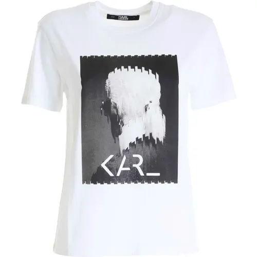 T-Shirts , Damen, Größe: XS - Karl Lagerfeld - Modalova